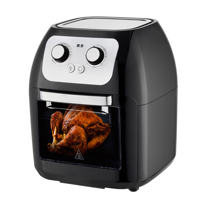 1800W 12L Fritadora de aire digital horno Cocina sin aceite tostadora multifunción con 12 recetas de cocina