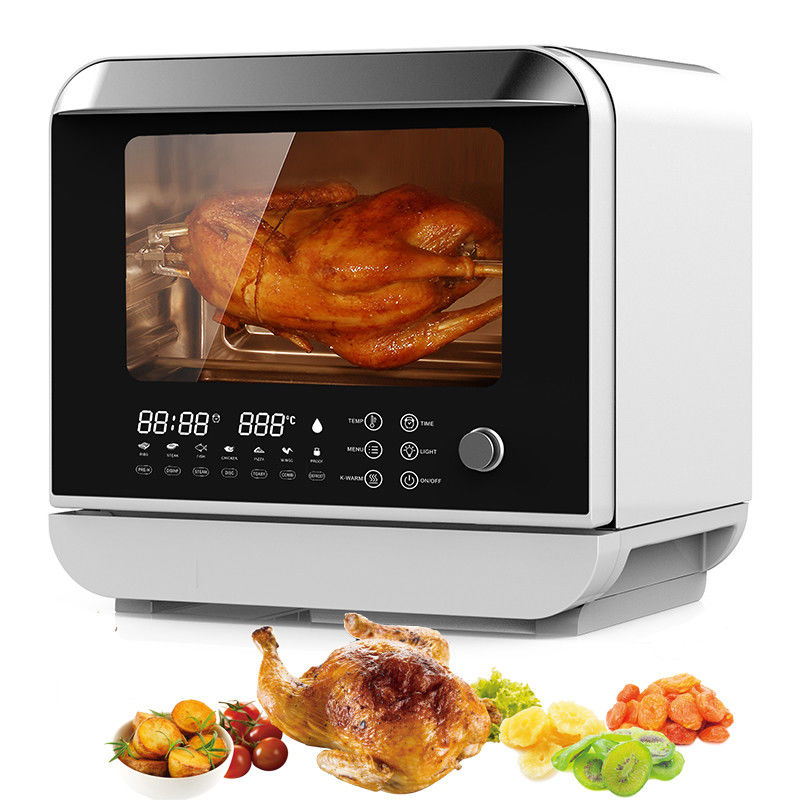 Pantalla táctil freidoras eléctricas comerciales para el hogar 9L 12L de vapor sin aceite para cocinar