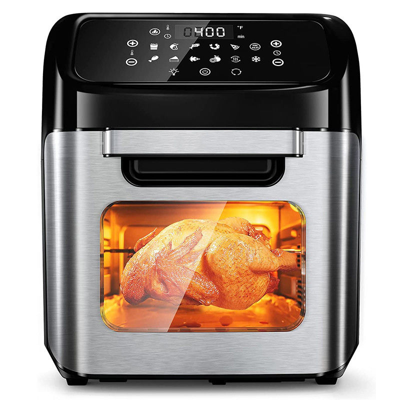 Hornos de freidora de aire de 12 litros OEM ODM Potato Chips de gran capacidad Vapor Acero inoxidable Digital eléctrico