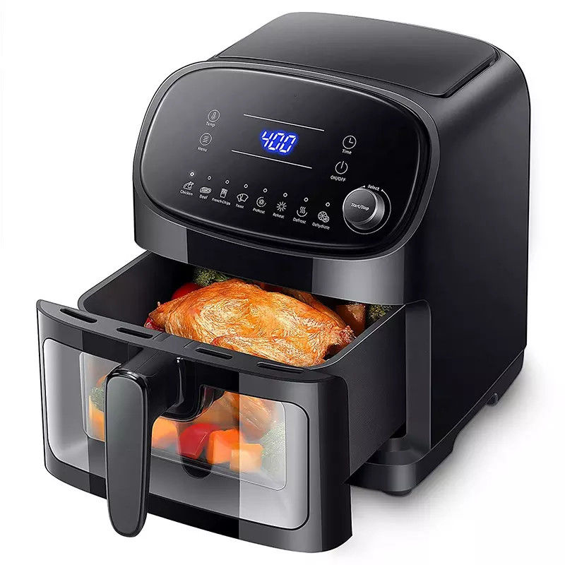 5L 6L 7L 8L Fritadora de aire doble visible rápida cocción caliente sin aceite Wifi inteligente
