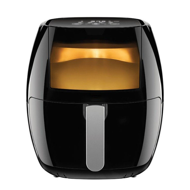 Cocina pequeña hogar eléctrico 8L freidora de aire digital 1700W cocinera de acero inoxidable zona doble cesta