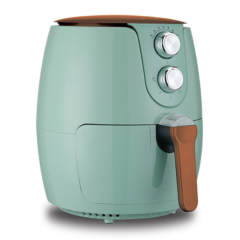 Inicio Cocina Pequeña freidora de aire manual Fritas fritas Alas de pollo fritas sin aceite 3.5L
