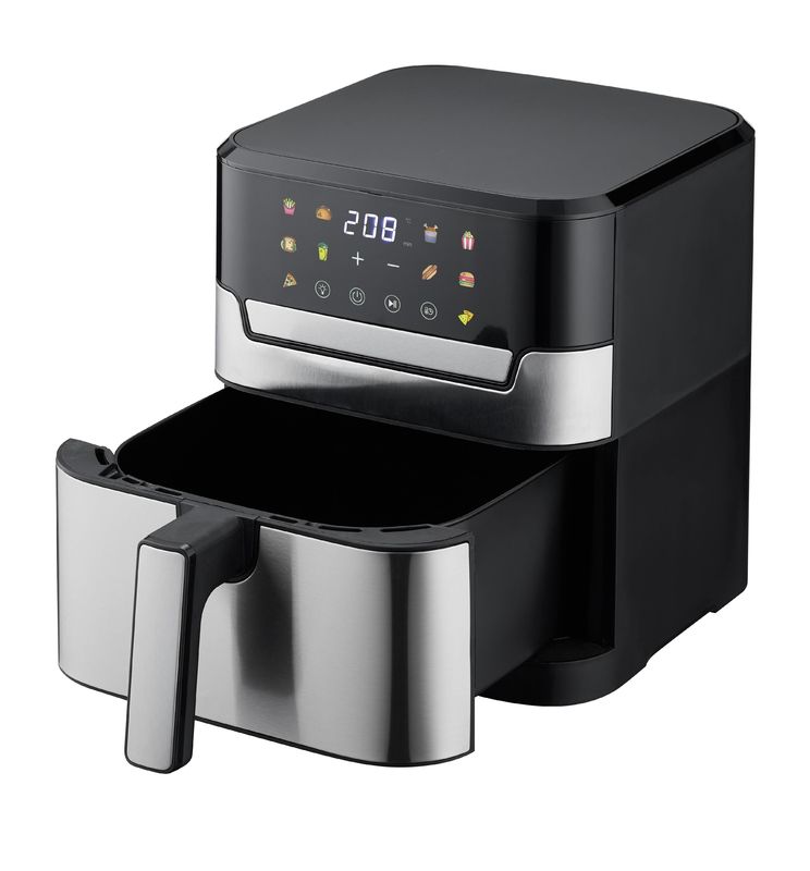6L 7L Elección saludable freidora de aire digital calefacción inteligente rápidamente acero inoxidable libre de aceite eléctrico