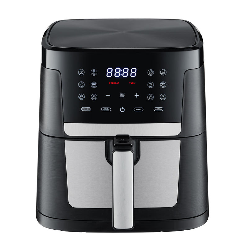 6L 7L freidora de aire digital 220v eléctrica inteligente horno de gran capacidad de acero inoxidable
