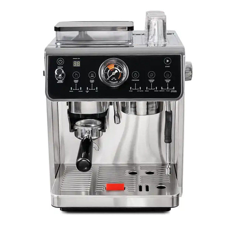 Máquina de café profesional inteligente totalmente automática máquina de expreso con varita de vapor para el hogar