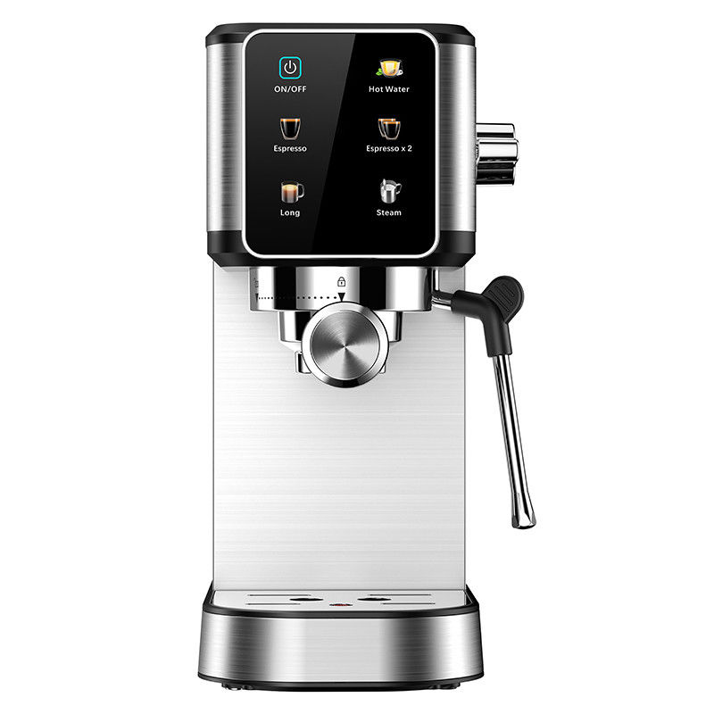 Calentamiento por termobloque Digital Casa Expresso Cafetería automática de vapor portátil máquina de café italiana inteligente de espresso