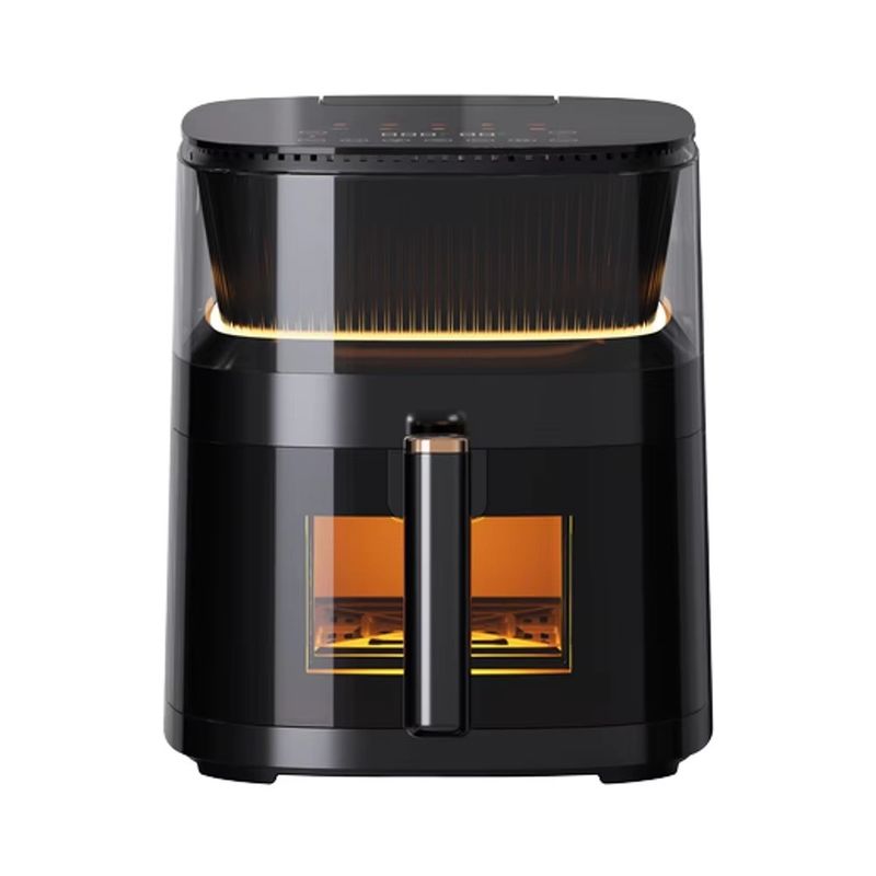 5L de acero inoxidable multifunción freidora de aire horno pequeño Smart Cuadrado saludable uso doméstico eléctrico