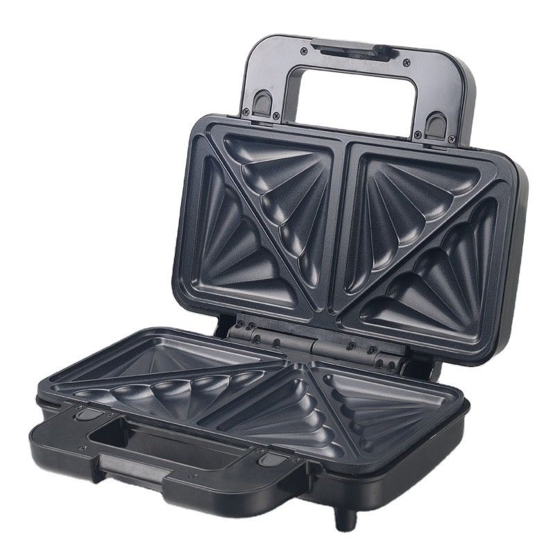 2 rebanadas de relleno profundo Sandwich Maker Desmontable Donut Pancake Maker BBQ Grill Revestimiento antiadherente Aplicación de cocina de cocina