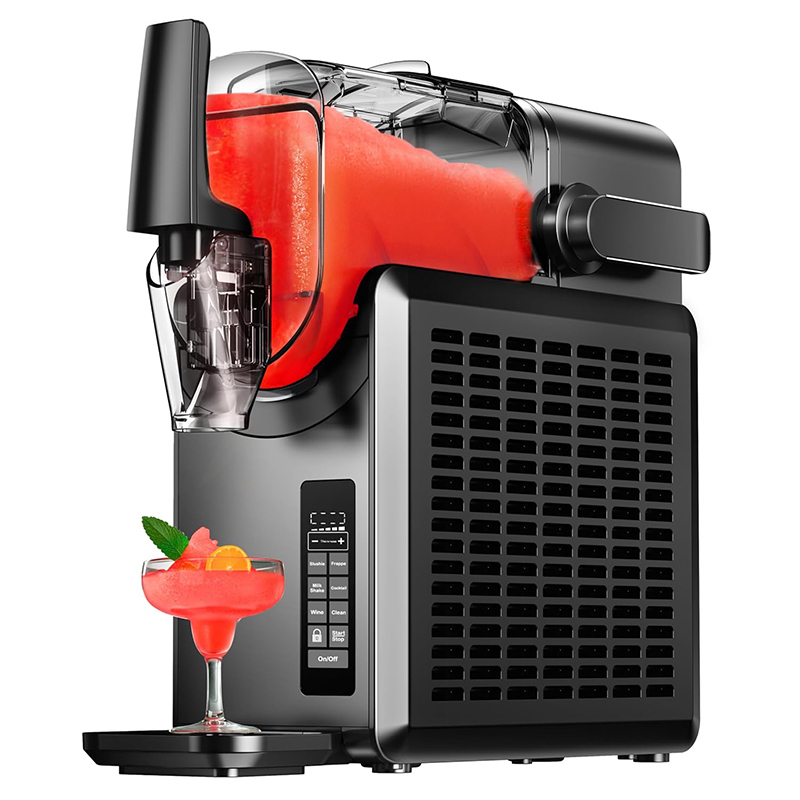 Máquina para hacer helado casero eléctrica de 2.6L 200W automática de plástico