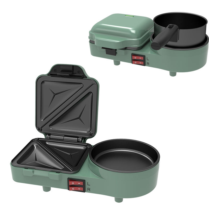 Grill eléctrico de raclette sin humo de 1500W con placas antiadherentes