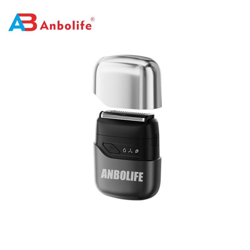 Mini aparato de afeitar eléctrico portátil con IPX7 impermeable y batería de 350 mAh para 60 minutos de tiempo de trabajo