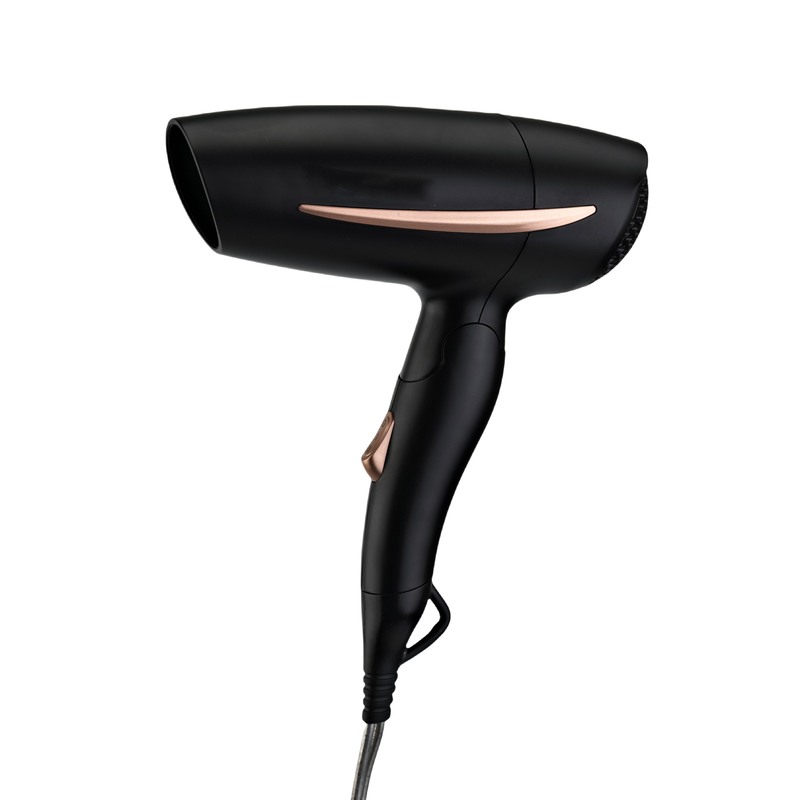 1200W 220-240V Secador de cabello de viaje de doble voltaje con garantía de 1 año mango plegable compacto para uso en el salón y el hogar