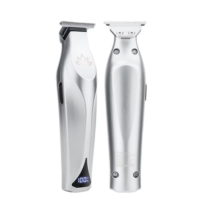 Cortador de pelo profesional con batería de litio de 2200mAh pantalla LED y embalaje de caja de regalo