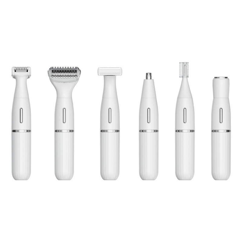 Afeitadora eléctrica multifuncional 6 en 1 y recortador de vello nasal con 1 año de garantía y alimentación USB recargable