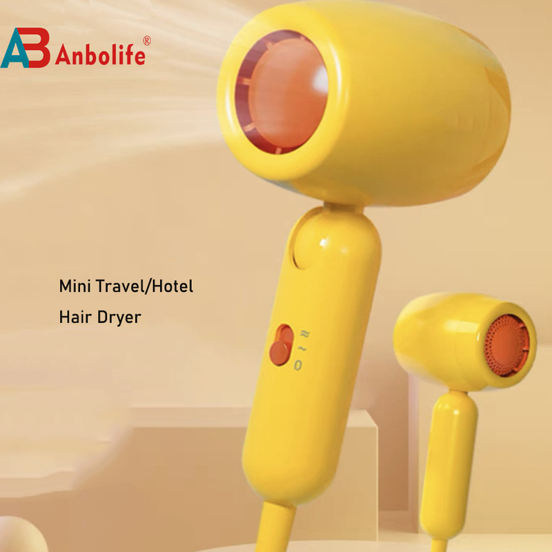 Secador de pelo de 600W 220-240V con 2 ajustes de velocidad y función iónica para secado rápido