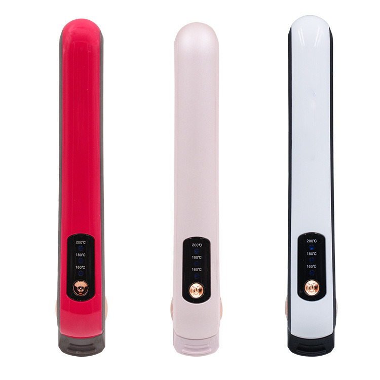 Compacta varilla de rizado de cabello con rango de temperatura de 160-200 ° C y 1 año de garantía de doble propósito alisador de cabello